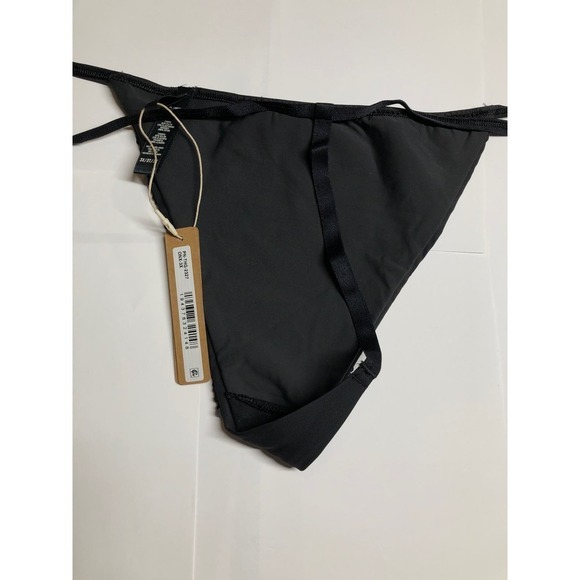 SKIMS Sequin String Thong Onyx Black NWT Size 3X - Picture 3 of 7